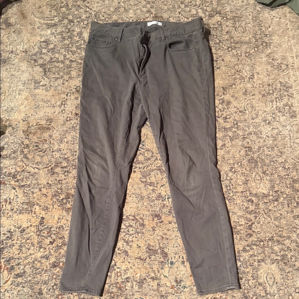 LOFT Gray Skinny Pants